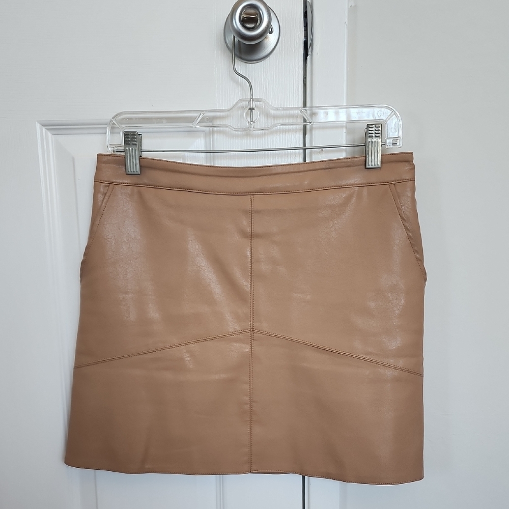 Lulu's Chic Tan Mini Skirt